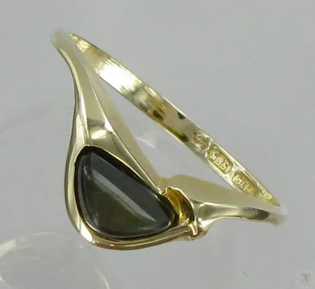 Kivisormus, koko 17¾, 585br, paino 1,9g Vikt: 1,9 g