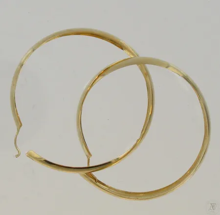 Vialliset korvakorut, 585, paino 4,1g Vikt: 4,1 g