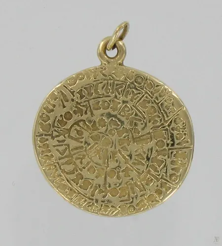 Riipus (Kreeta), Ø n.27mm, 585, paino 11,1g Vikt: 11,1 g