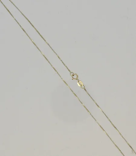 Venetsiakaulaketju, pituus 44cm, 585, paino 1,3g Vikt: 1,3 g