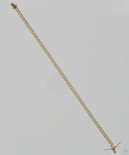Bismarkranneketju, pituus 205mm, 585, paino 3,9g Vikt: 3,9 g