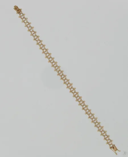 Bismarkranneketju, pituus 190mm, 585, paino 9,0g Vikt: 9   g
