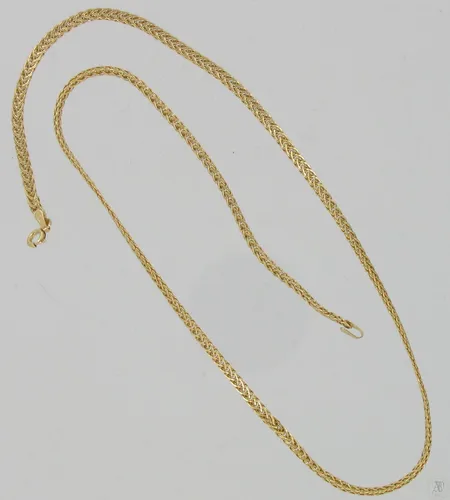 Viallinen kaulaketju, pituus 45cm, 585, paino 3,2g Vikt: 3,2 g