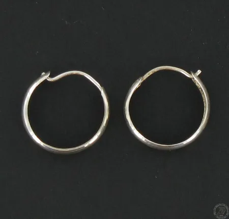 Korvarenkaat, Ø 15mm, 925, paino 0,5g Vikt: 0,5 g