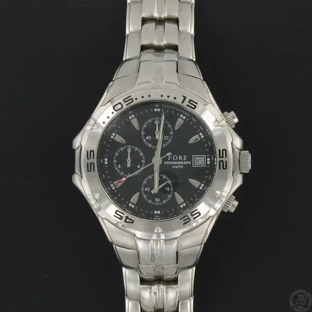 Miesten teräsrannekello Fore Chronograph
