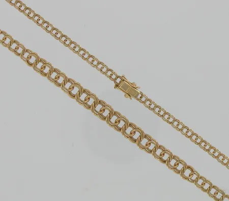 Bismarck-kaulaketju, pituus 45,5cm, 585, paino 10,5g Vikt: 10,5 g