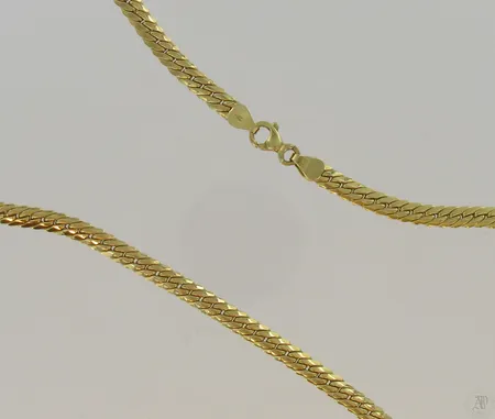 Kaulaketju, pituus 45,0cm, 585, paino 13,9g Vikt: 13,9 g