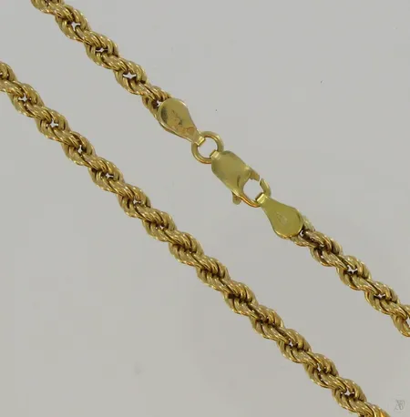 Cordellkaulaketju, pituus 43,0cm, 585, paino 7,6g Vikt: 7,6 g