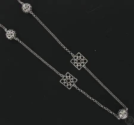 Kaulakoru, pituus 74cm, 925, paino 14,2g, Lisa Vitali Vikt: 14,2 g