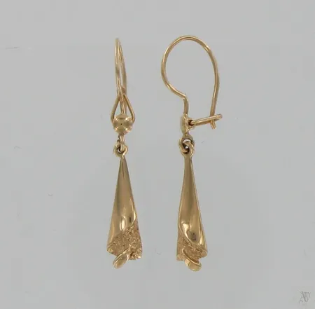 Korvakorut, korkeus 20mm, 585, paino 1,3g Vikt: 1,3 g