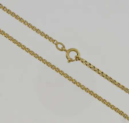 Venetsiakaulaketju, pituus 63cm, 750, paino 10,0g Vikt: 10   g