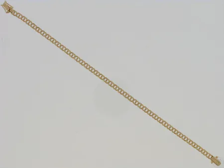 Bismarkranneketju, pituus 19cm, 585, paino 4,1g Vikt: 4,1 g