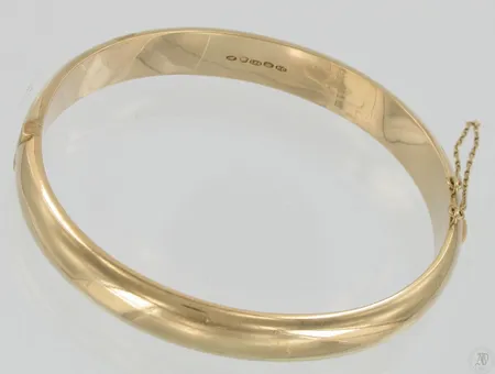Rannerengas, Øn.56mm, käytön jälkiä, 585br, paino 17,3g Vikt: 17,3 g