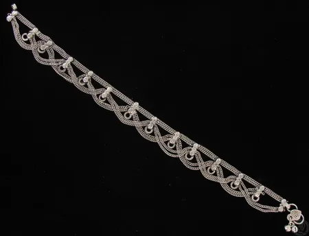 Ranneketju, pituus 26cm, 925, paino 21,3g Vikt: 21,3 g