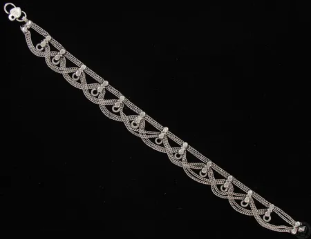 Ranneketju, pituus 27cm, 925, paino 19,3g Vikt: 19,3 g