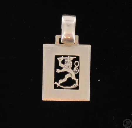 Leijonariipus, mitat 16x20mm, 925, paino 9,5g Vikt: 9,5 g