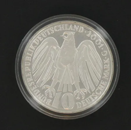 Hopea juhlaraha 10dm, 925, paino 15,5g Vikt: 15,5 g