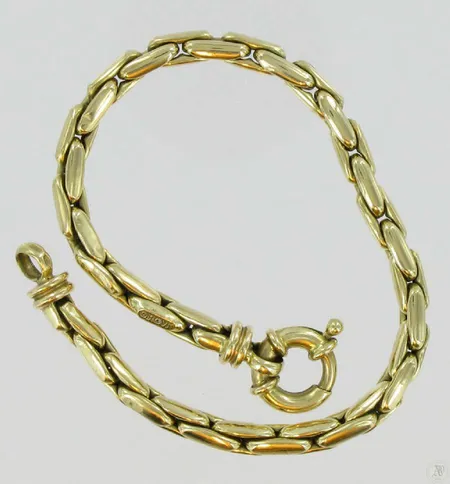 Ranneketju, pituus 20,5cm, 585, paino 13,8g Vikt: 13,8 g