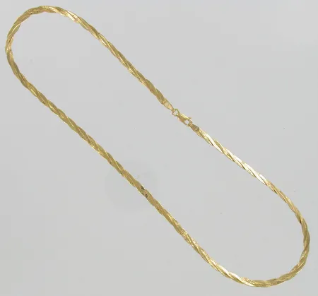 Kaulaketju, pituus 45cm, 585, paino 6,4g Vikt: 6,4 g
