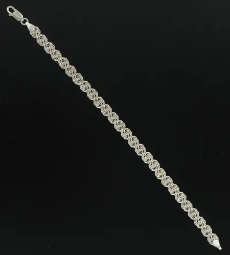 Ranneketju, pituus 180mm, 925, paino 8,0g Vikt: 8   g