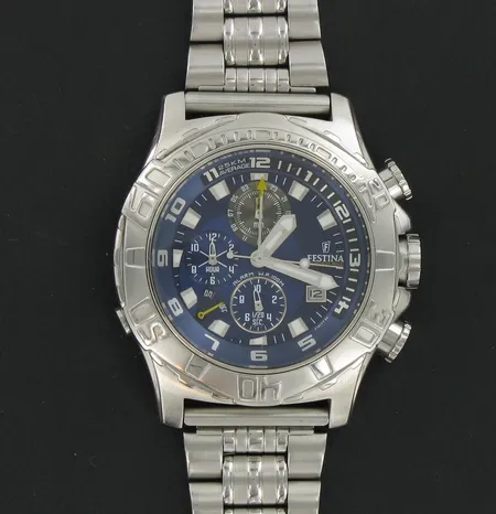 Miesten rannekello festina chrono bike quartz, taulun Ø 45mm, paristo loppu