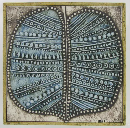 Keramiikkataulu Lisa Larson Gustavsberg Sweden, koko n.230x230mm. Nouto ainoastaan myymälästä.
