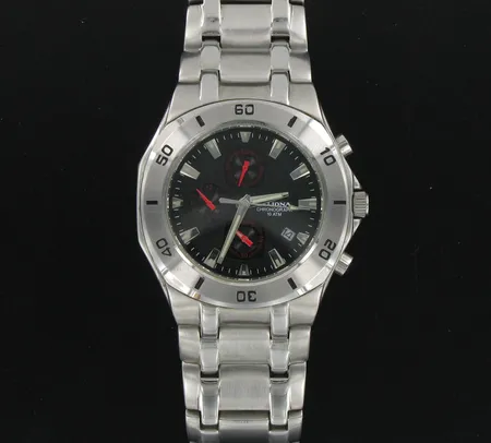Miesten rannekello Leijona Chronograph, taulun Ø 40mm