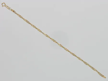 Singaporeranneketju, pituus 190mm, 585, paino 2,8g Vikt: 2,8 g