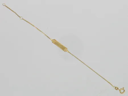 Ranneketju laatalla, kaiverrettu, pituus 160mm, 585, paino 1,8g Vikt: 1,8 g