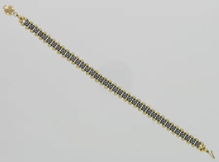 Kivirannekoru, pituus 200mm, 585br, paino 6,9g, punonta kulunut Vikt: 6,9 g