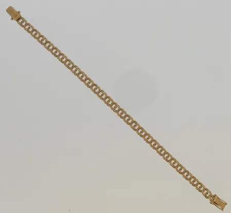 Bismarkranneketju, pituus 18,0cm, 585, paino 8,4g Vikt: 8,4 g