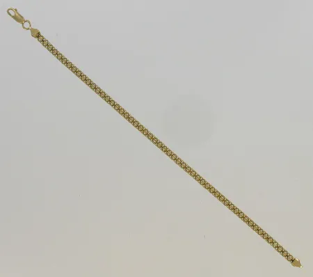 Ranneketju, pituus 21,0cm, viallinen, 585, paino 7,8g Vikt: 7,8 g