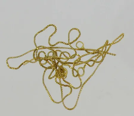 Kaulaketju, viallinen, 585, paino 1,0g Vikt: 1   g