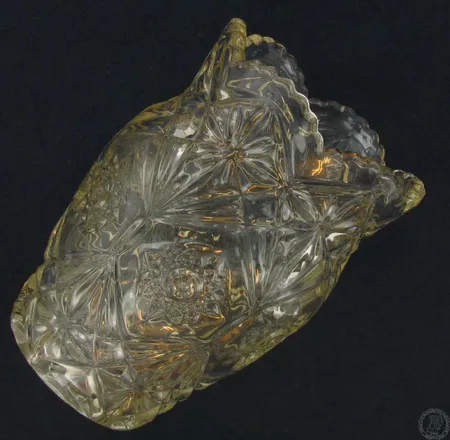 Lasimaljakko, korkeus 14,0cm, pohjassa kulumia
