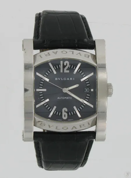 Miesten rannekello Bvlgari Assioma, automatic, nahkarannekkeella, todistus ja laatikko
