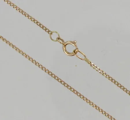 Panssarikaulaketju, pituus 43,0cm, 585, paino 1,4g Vikt: 1,4 g