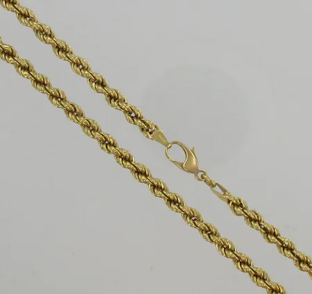 Cordellkaulaketju, pituus 51,5cm, 585, paino 17,4g Vikt: 17,4 g