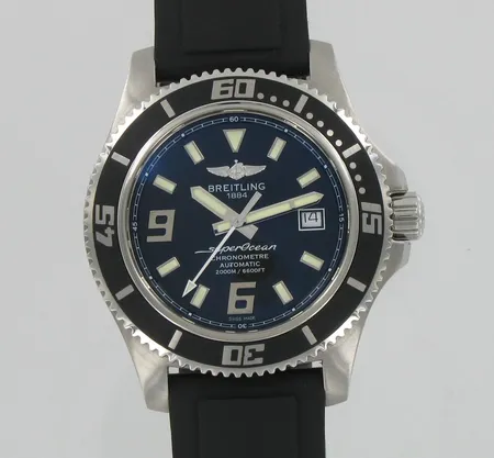 Teräsrannekello Breitling Superocean chronometre automatic, Ø 44mm,ref.1396888, laatikossa, paperit.