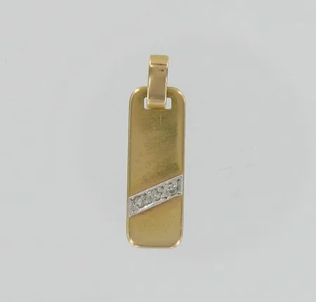 Timanttiriipus 3xn.0.01ct, kaiverrettu, korkeus 25mm, 750, paino 2,0g Vikt: 2   g