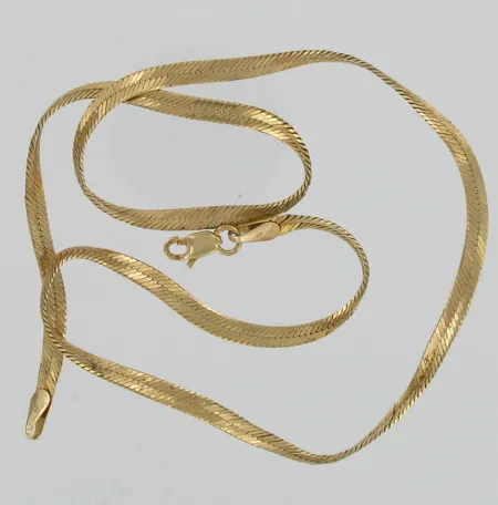 Viallinen kaulaketju, 585, paino 9,6g Vikt: 9,6 g