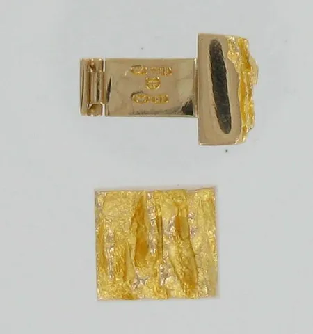 Kalvosinnapit Björn Weckström v.1967, 585, paino 13,1g Vikt: 13,1 g