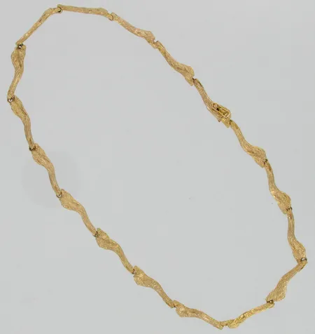 Kaulakoru Björn Weckström vuodelta 1972, pituus 43cm, 585, paino 31,1g Vikt: 31,1 g