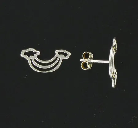Korvakorut, leveys 16mm, 925, paino 0,8g Vikt: 0,8 g