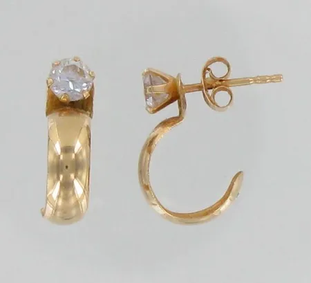 Kivikorvakorut, korkeus 15mm, 585br, paino 0,9g Vikt: 0,9 g
