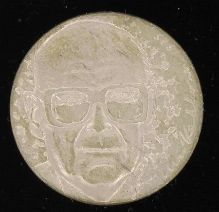 Juhlaraha Urho Kekkonen 1975, nimellisarvo 10mk, 500, paino 23,4g Vikt: 23,4 g