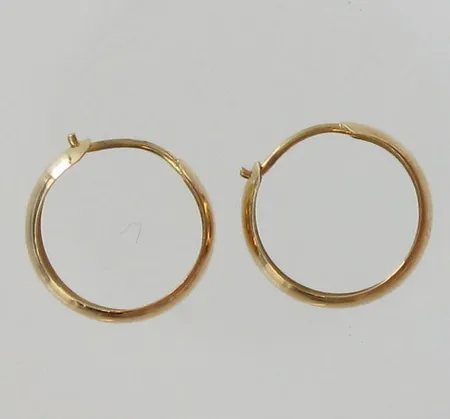 Korvarenkaat, Ø 13mm, 585, paino 0,9g Vikt: 0,9 g