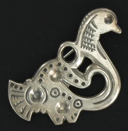 Rintakoru Kalevala Koru, leveys 50mm, 925, paino 11,4g Vikt: 11,4 g