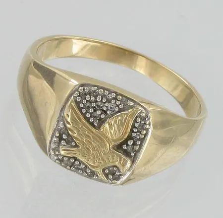 Timanttikantasormus 18xn.0.005ct, koko 21¾, 585, paino 6,5g Vikt: 6,5 g