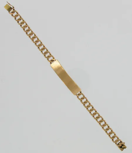 Viallinen panssariranneketju laatalla, pituus 190mm, 750, paino 23,8g Vikt: 23,8 g
