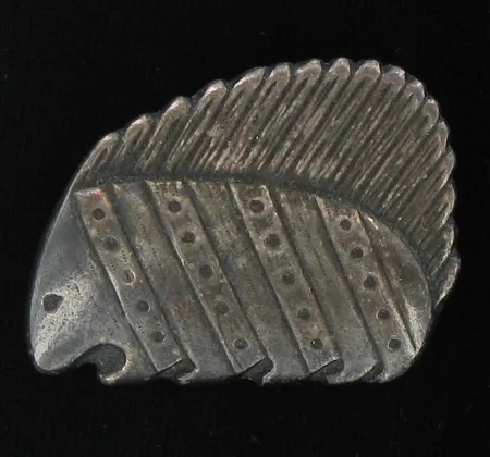 Rintaneula Kalevala Koru, korkeus 30mm, 925, paino 8,6g Vikt: 8,6 g